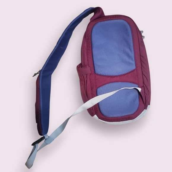 THE NORTH FACE Borealis Sling Pack 6L Daypack Blue and Maroon | EUC - Picture 2 of 5